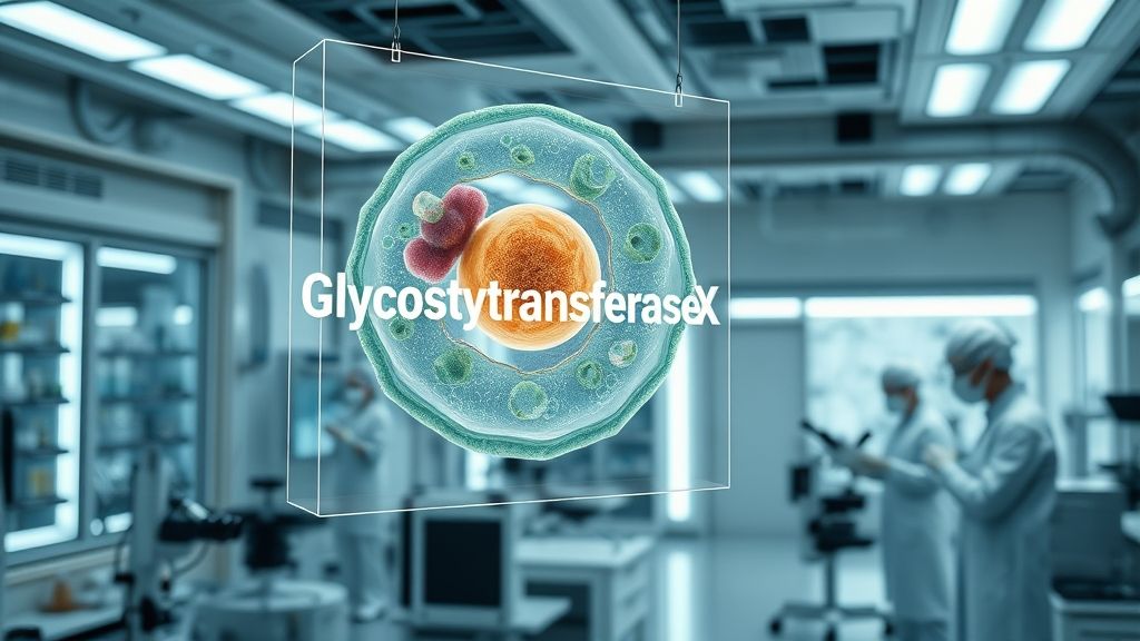 Identification of a novel Golgi-localized putative glycosyltransferase protein in Arabidopsis thaliana