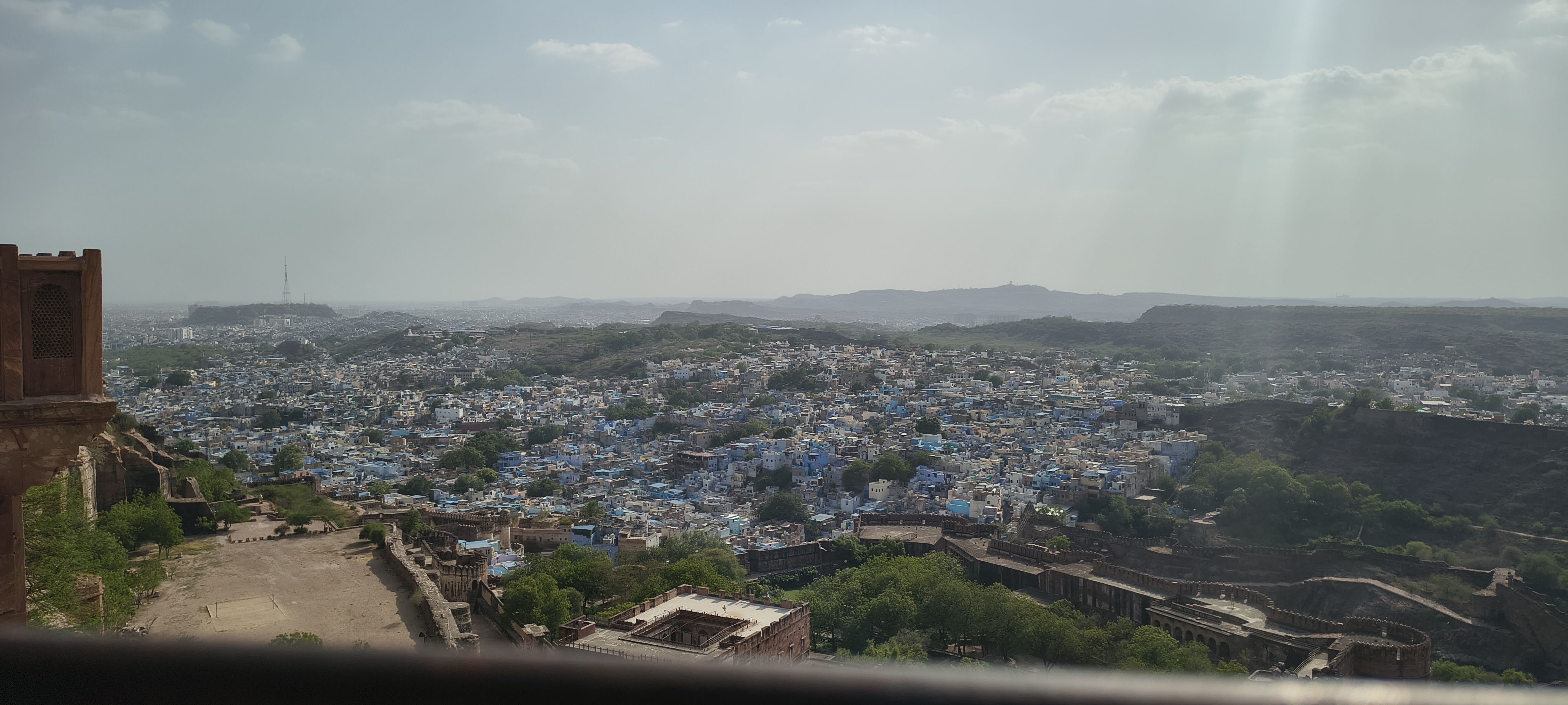 View from the palace of Jaipur