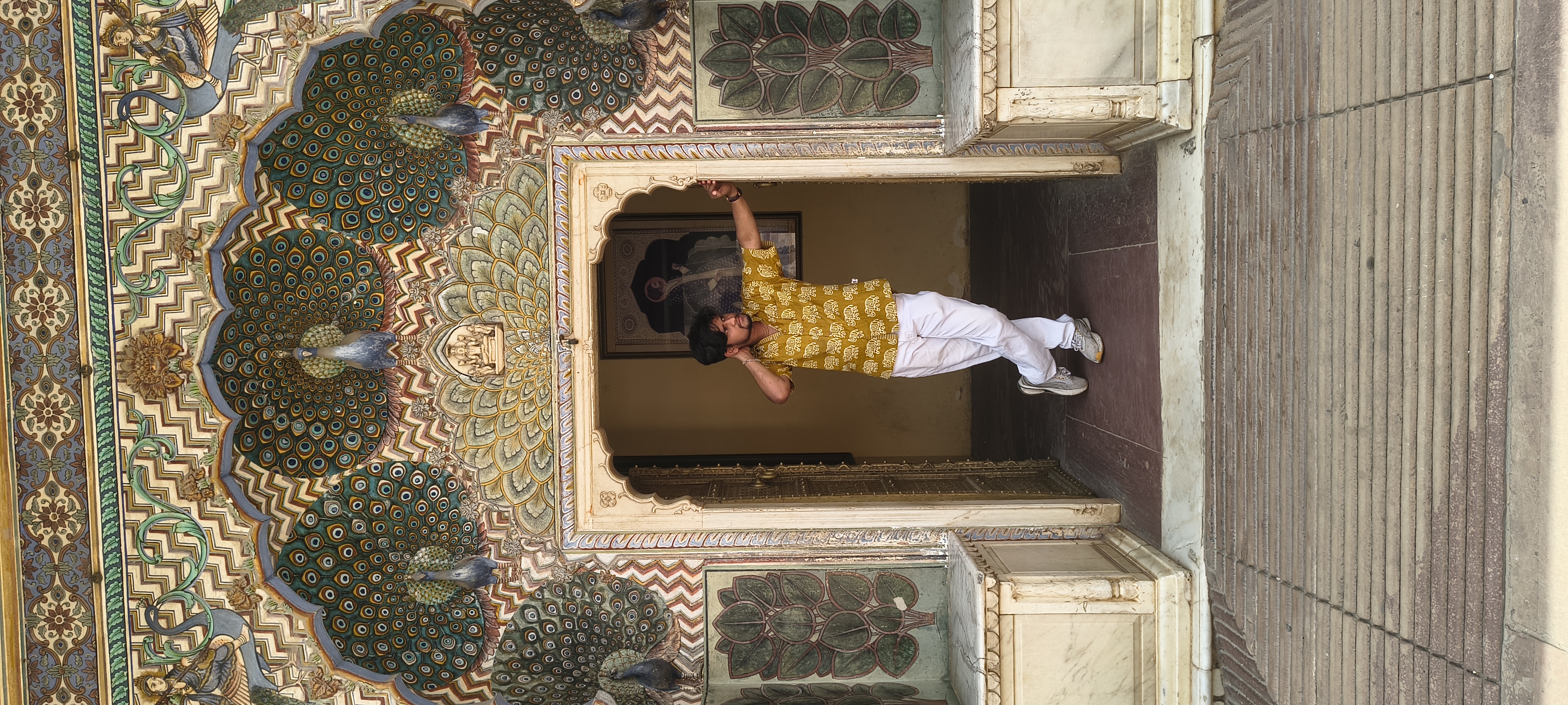 Jaggu at Palace