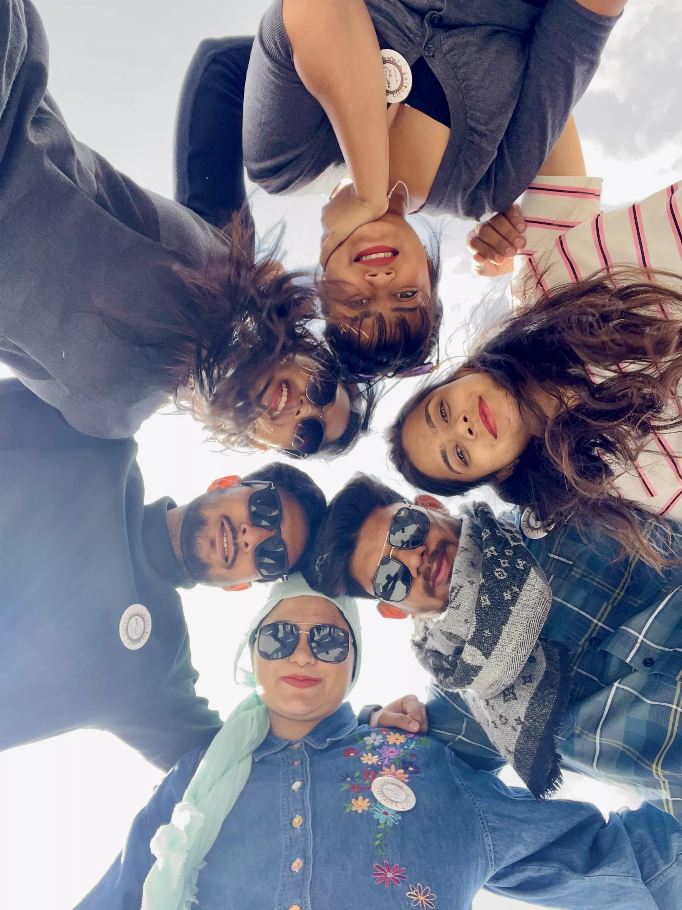 Group of travellers in Kashmir