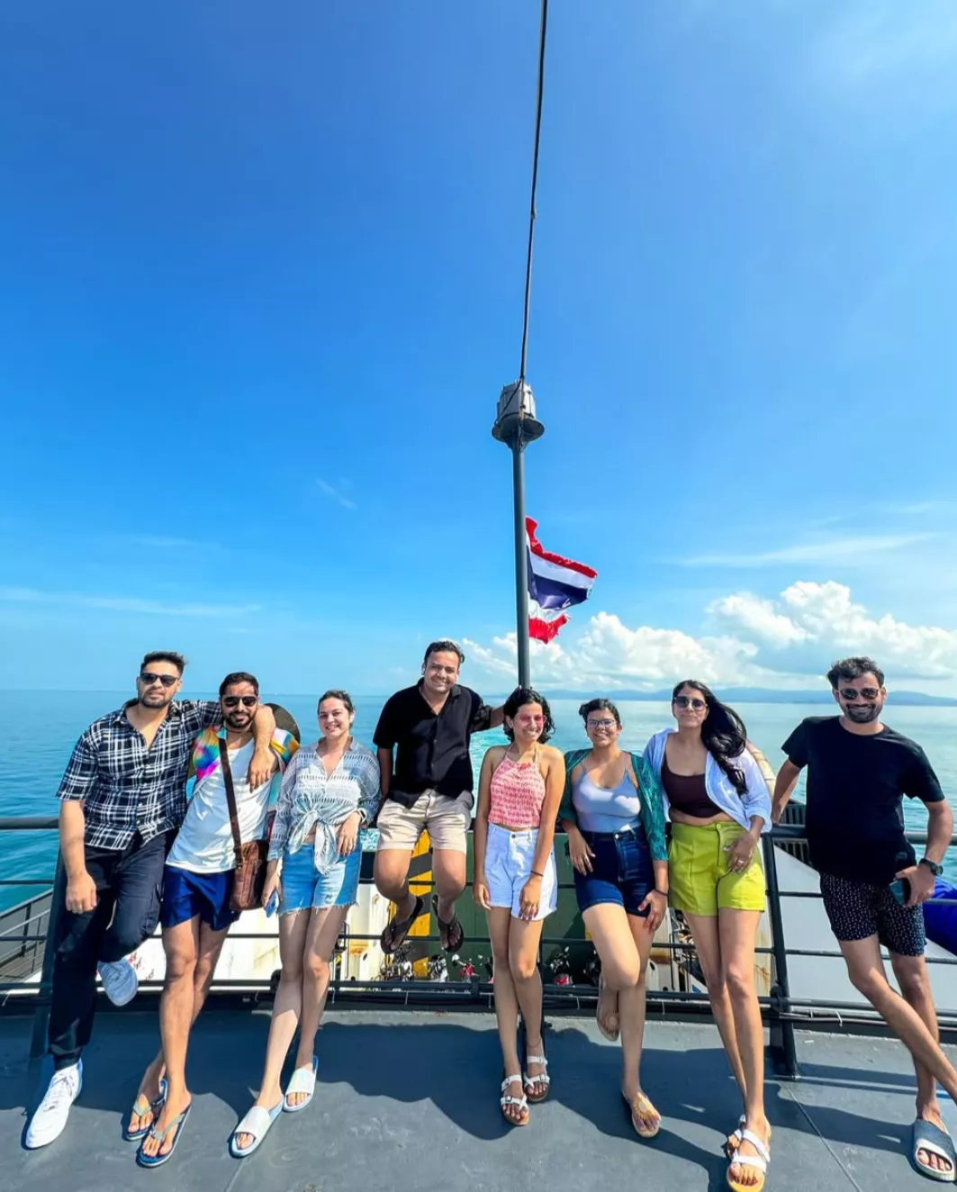 Happy travelers on a TravelTech India group trip