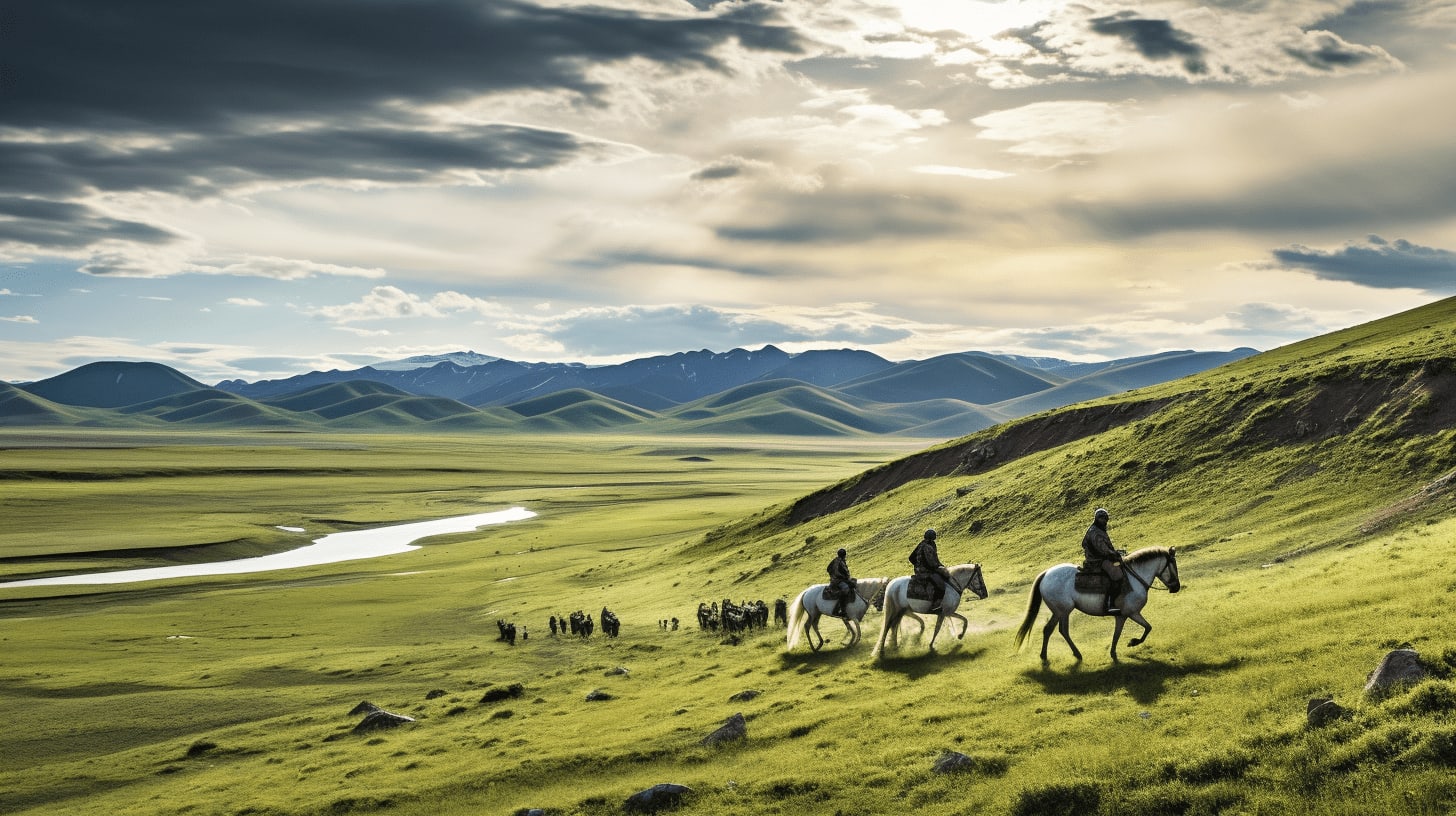 Cover Image for Esplorando le infinite steppe della Mongolia: un'avventura mozzafiato tra i nomadi guerrieri