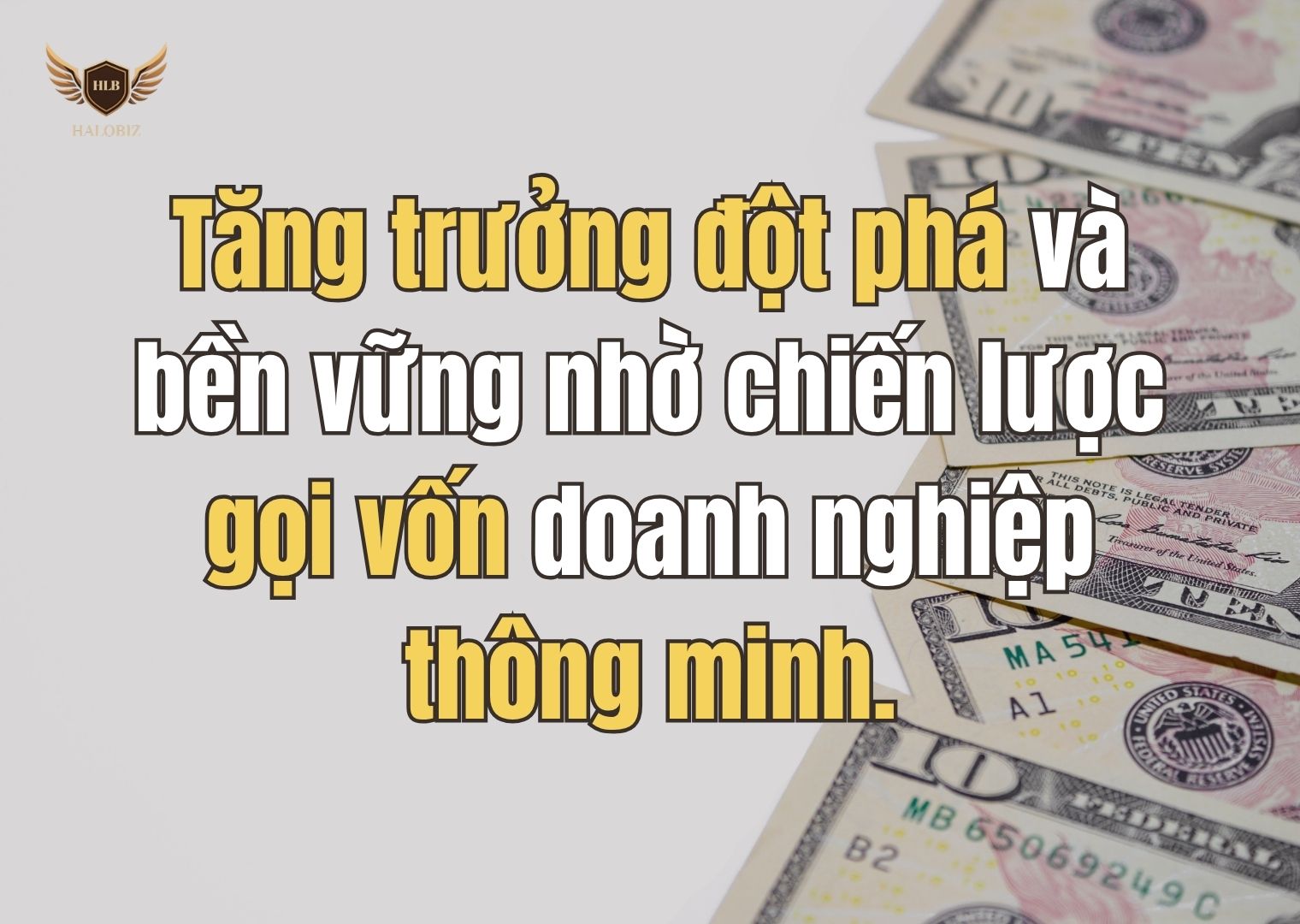 Tăng trưởng đột phá và bền vững nhờ chiến lược gọi vốn doanh nghiệp thông minh.