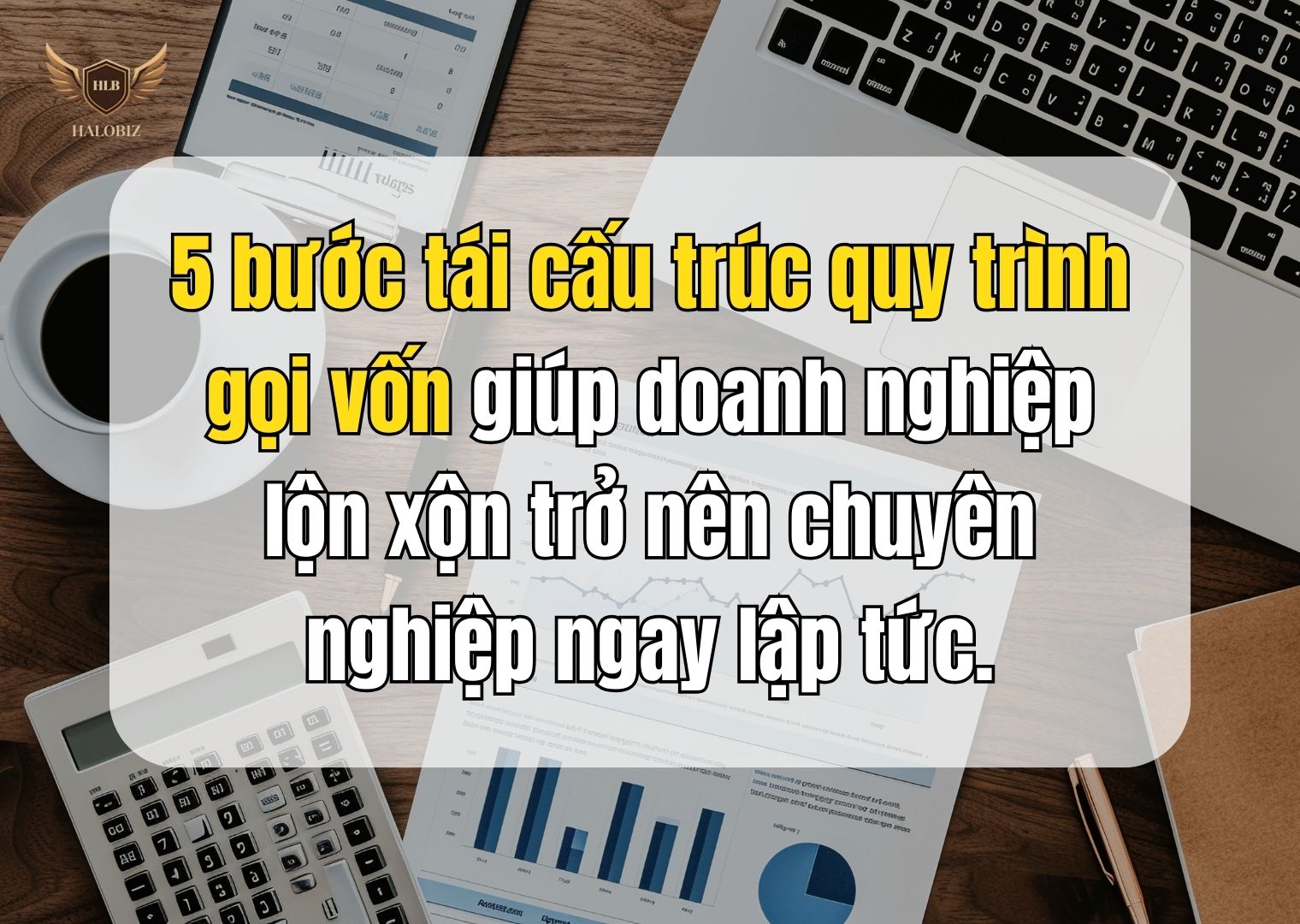 5 bước tái cấu trúc quy trình gọi vốn giúp doanh nghiệp lộn xộn trở nên chuyên nghiệp ngay lập tức.