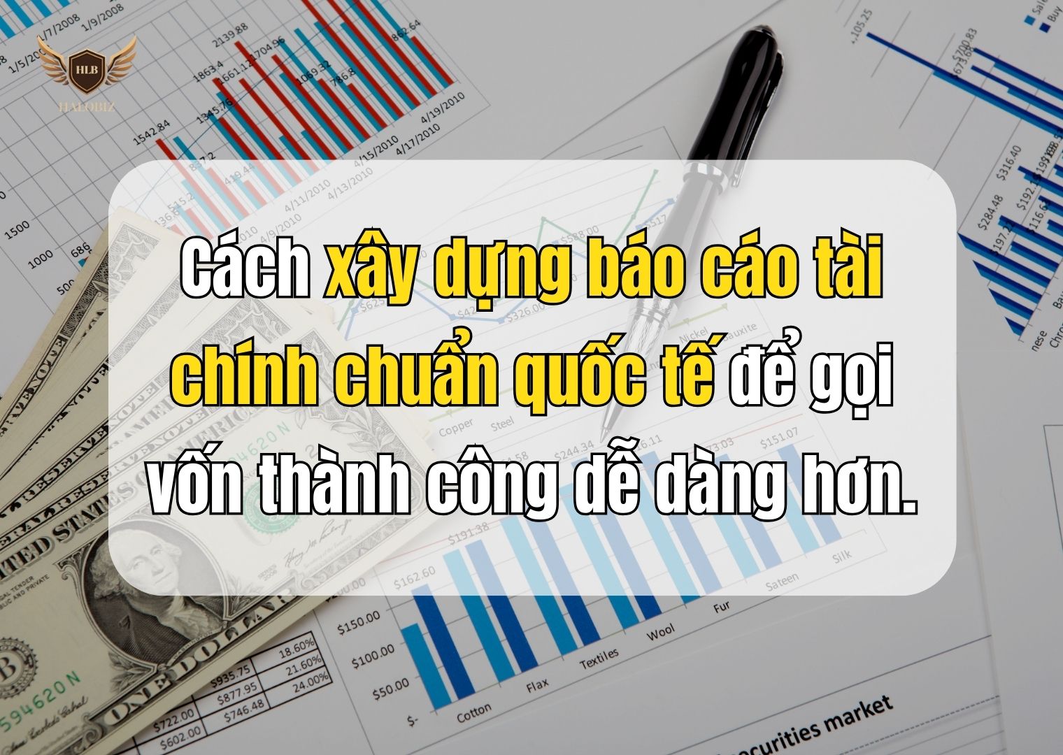 Cách xây dựng báo cáo tài chính chuẩn quốc tế để gọi vốn thành công dễ dàng hơn.