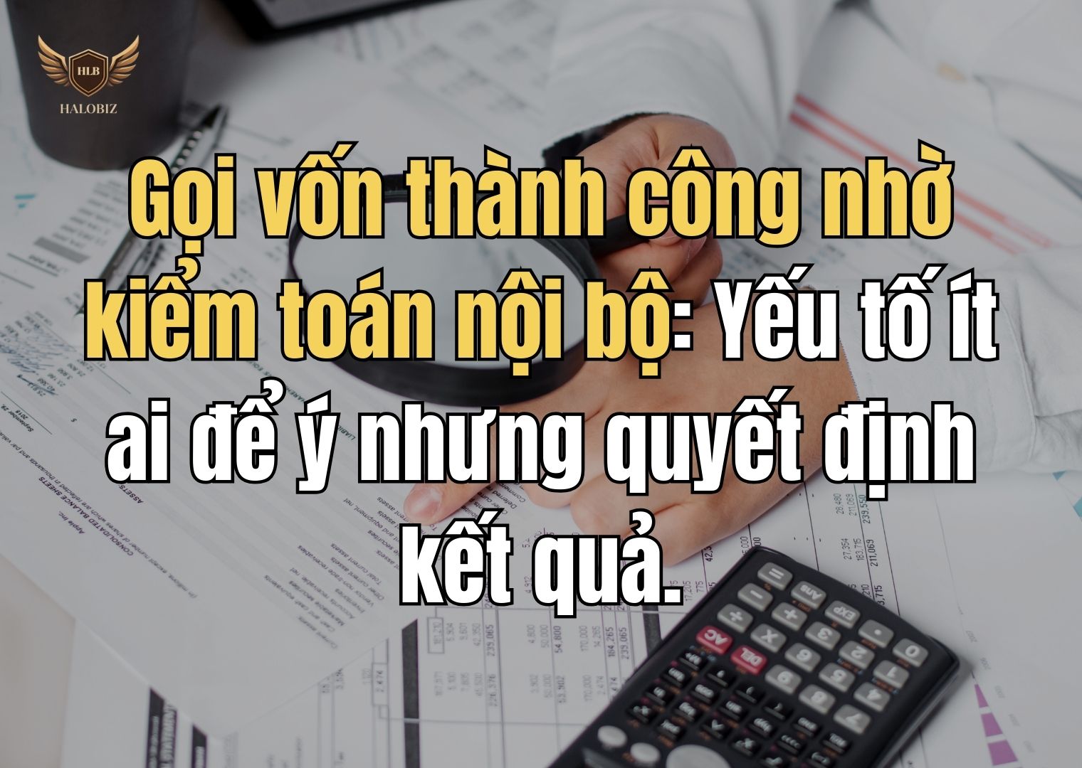 Gọi vốn thành công nhờ kiểm toán nội bộ: Yếu tố ít ai để ý nhưng quyết định kết quả.