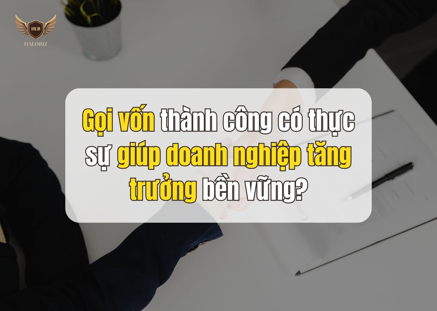Gọi vốn thành công có thực sự giúp doanh nghiệp tăng trưởng bền vững?