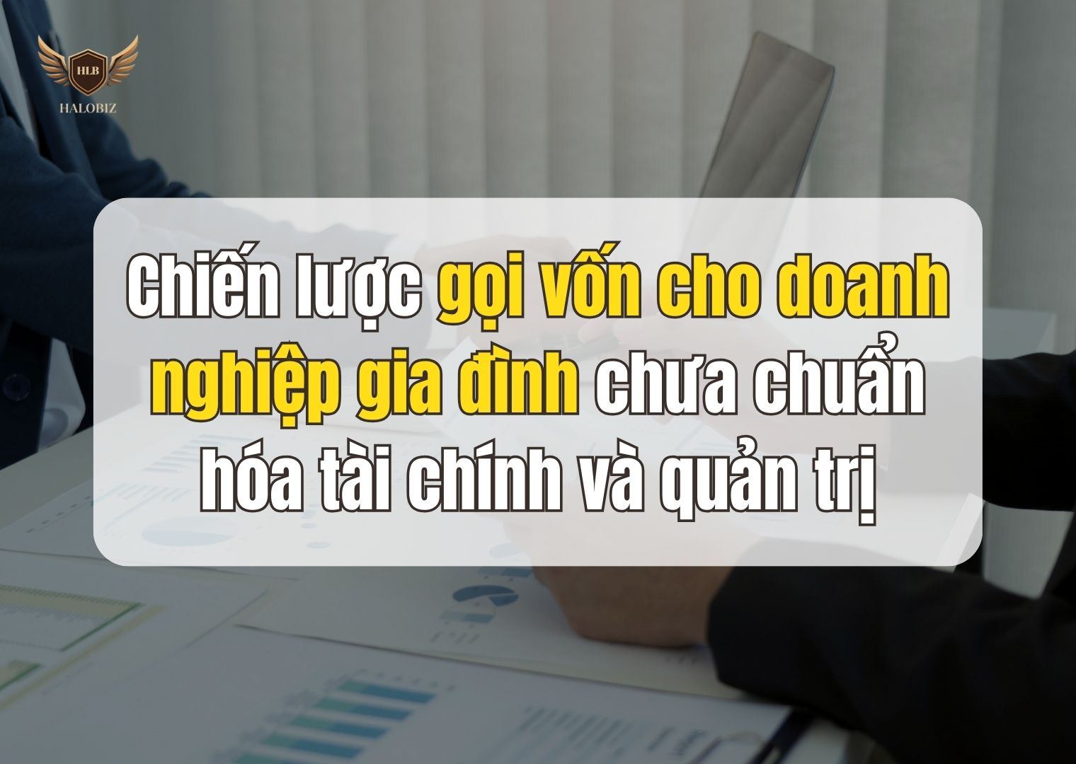 Chiến lược gọi vốn cho doanh nghiệp gia đình chưa chuẩn hóa tài chính và quản trị