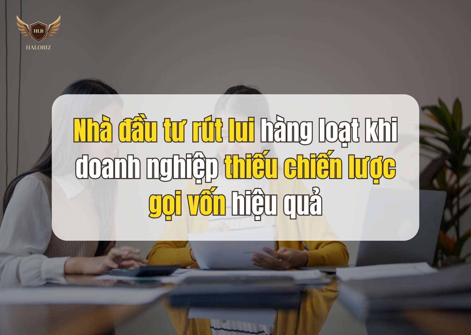 Nhà đầu tư rút lui hàng loạt khi doanh nghiệp thiếu chiến lược gọi vốn hiệu quả