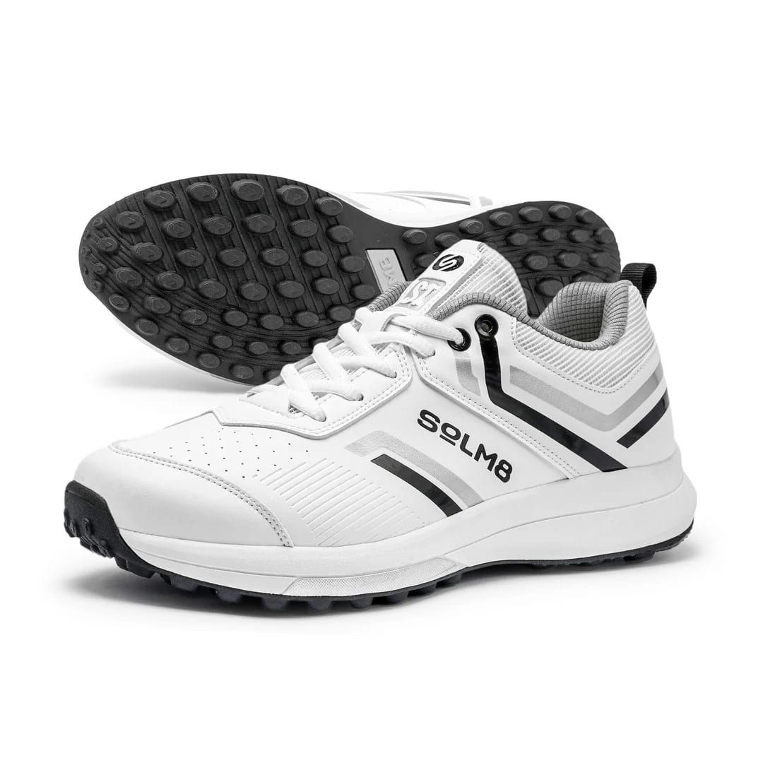 S1BlackSilver01_1_1080x Solm8 S1 Black Silver Cricket Shoe 2025 - Image 1