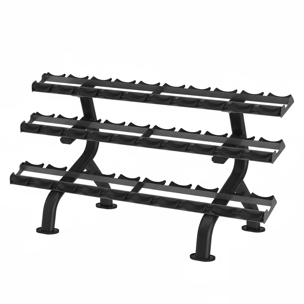 Insight_Fitness_3_Tier_Dumbbell_Rack_-_DR027_1280x Insight Fitness 3 Tier Dumbbell Rack - DR027 - Image 1