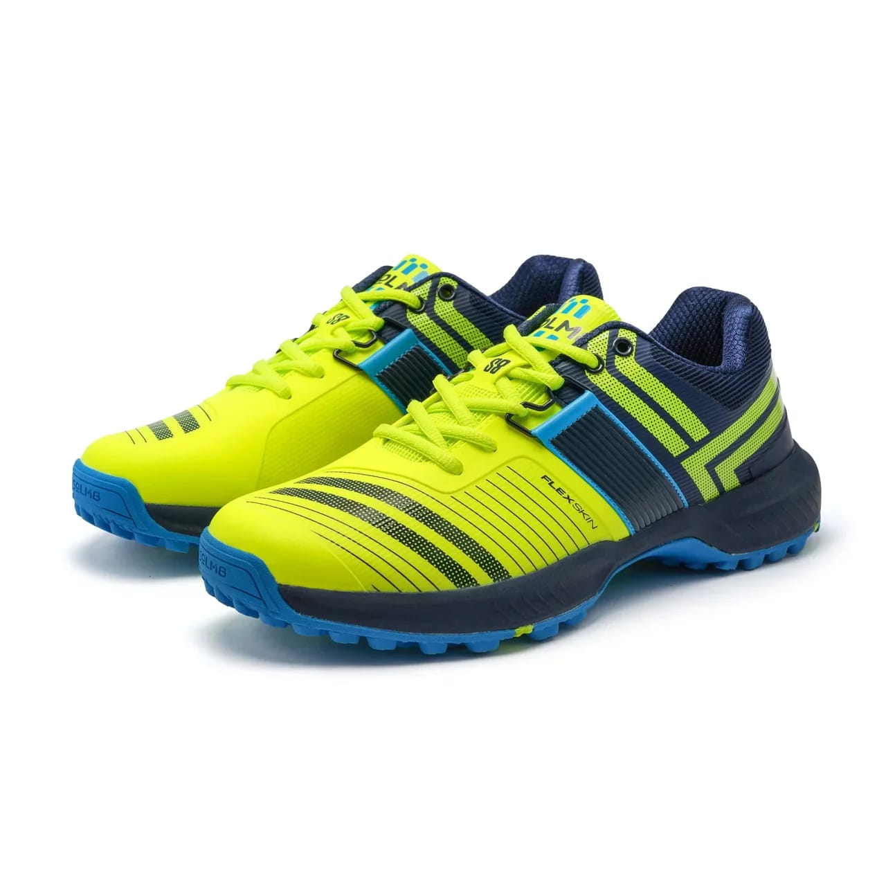 Solm8 S8 Lime Blue Cricket Shoes SOLM8 S8 3.0CRICKET SHOES LIME/NAVY - Image 1
