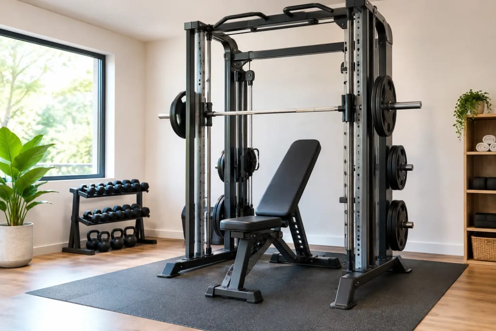 Smith Machine Home Gym Setup That Fits Your Space