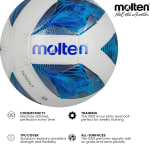 Molten Machine Stitched Syn. Leather Football Size 3 - Image 4