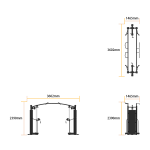 Insight Fitness SA Series Cable Crossover - SA022 - Image 5