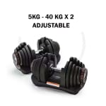 1441 Fitness Adjustable Dumbbell Set - 5 Kg - 40 Kg - Image 2