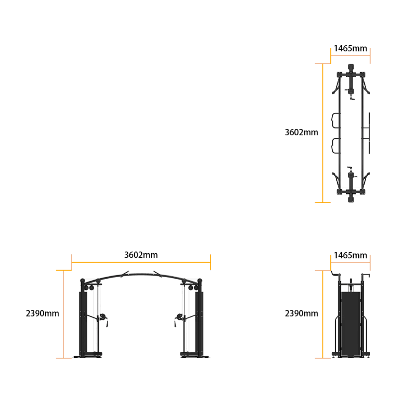 Insight Fitness SA Series Cable Crossover - SA022 - Image 5
