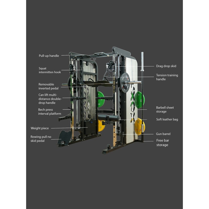 Axox Fitness Elite Pro Trainer Multi Gym Rack System with Bench - Image 6