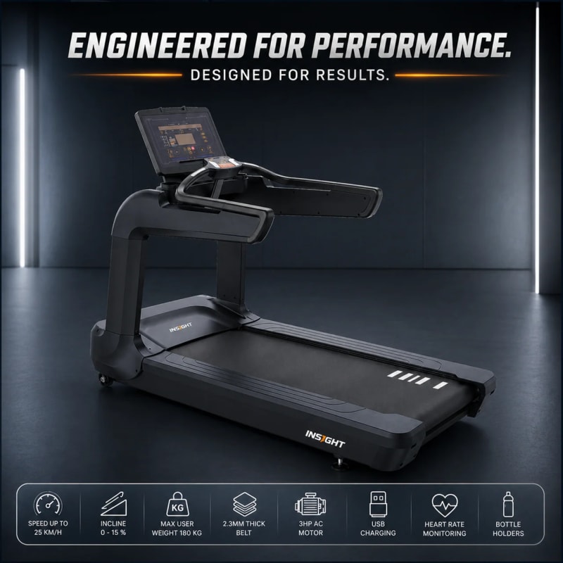 Insight Fitness Commercial Treadmill - RT5 - Image 8