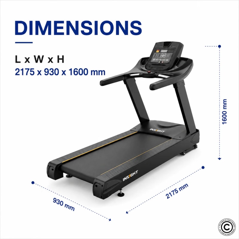 Insight Fitness Commercial Treadmill - CT3000 - Image 2