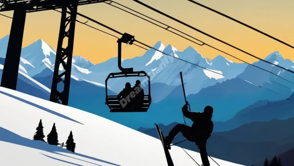 Dream Meaning of Falling from a Ski Lift
