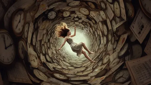 Falling into a Time Warp in Dreams: What It Might Mean