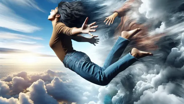 The Unsettling Experience of Falling While Flying in Dreams