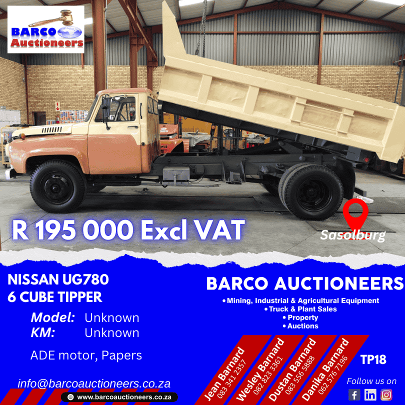 TP18_Nissan UG780 6 Cube Tipper