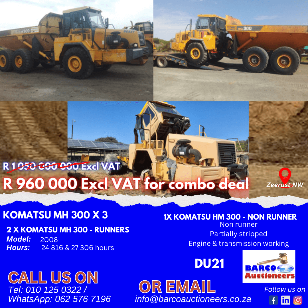 DU21_Komatsu MH 300 x 3