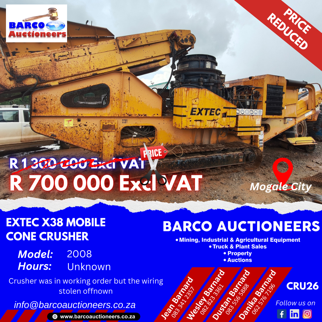 CRU26_Extec X38 Mobile Cone Crusher 2008 model