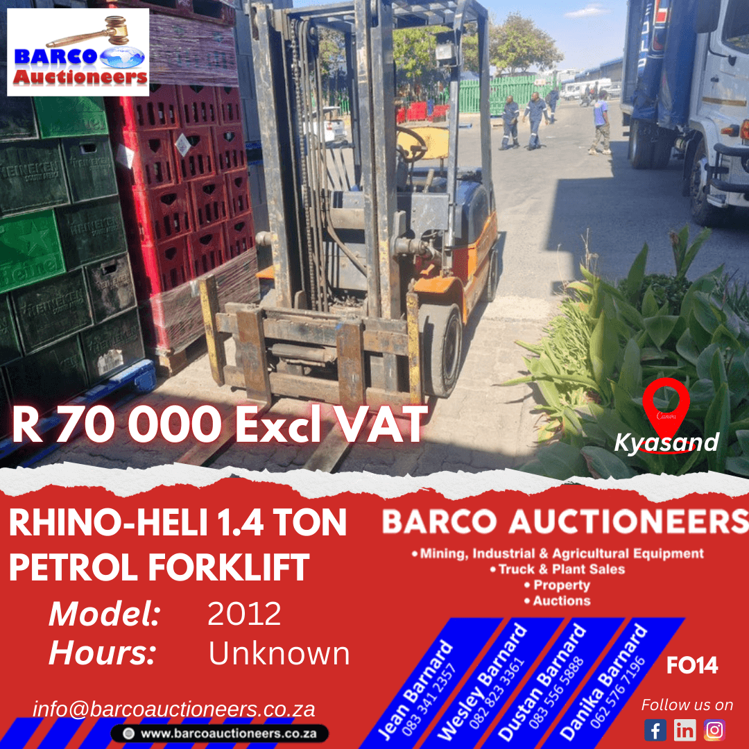 FO14_Rhino-Heli 1.4 Ton Forklift 2012 model