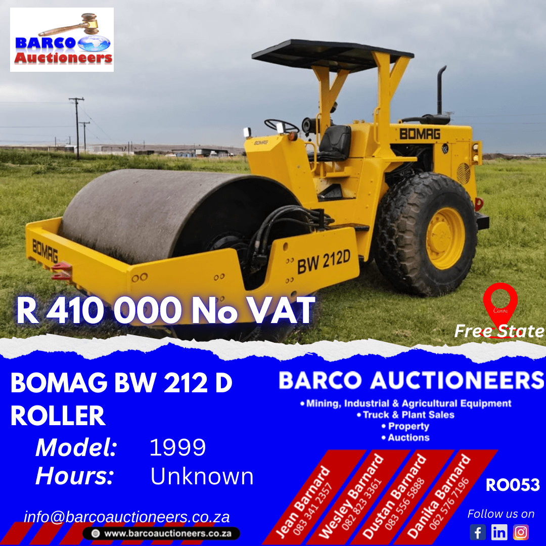 RO053_Bomag BW 212 D Roller 1999 model