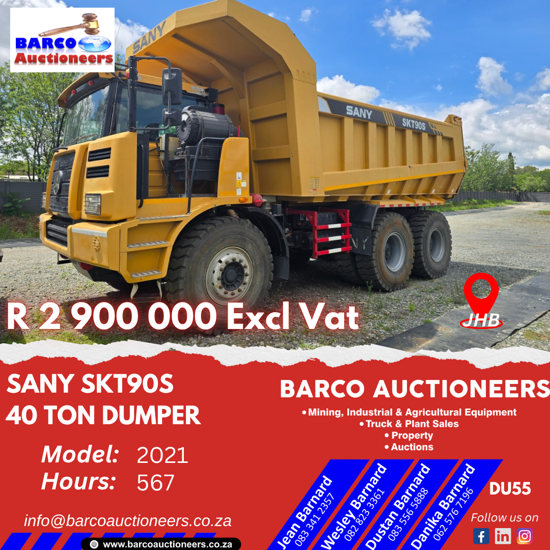DU55_Sany SKT90S 40 ton dumper 2021 model