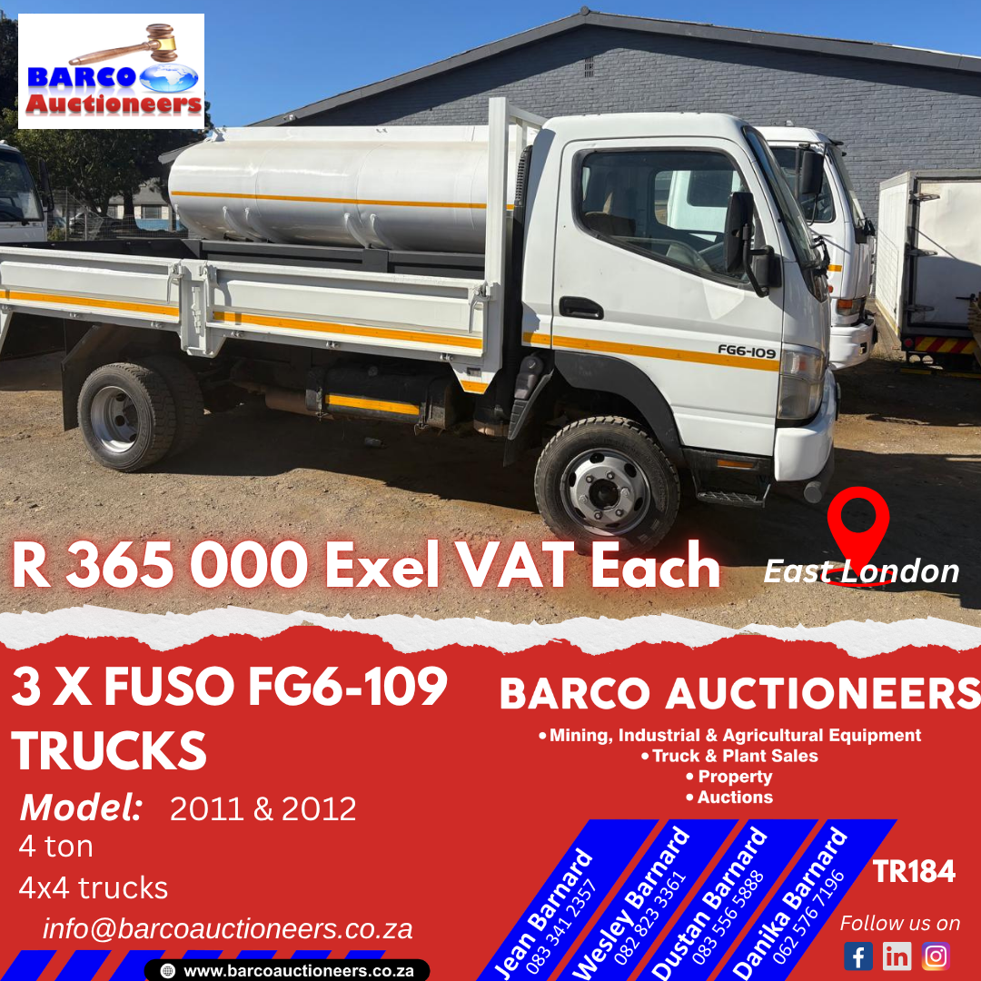 TR184_3 x Fuso FG6-109 Trucks 4 ton