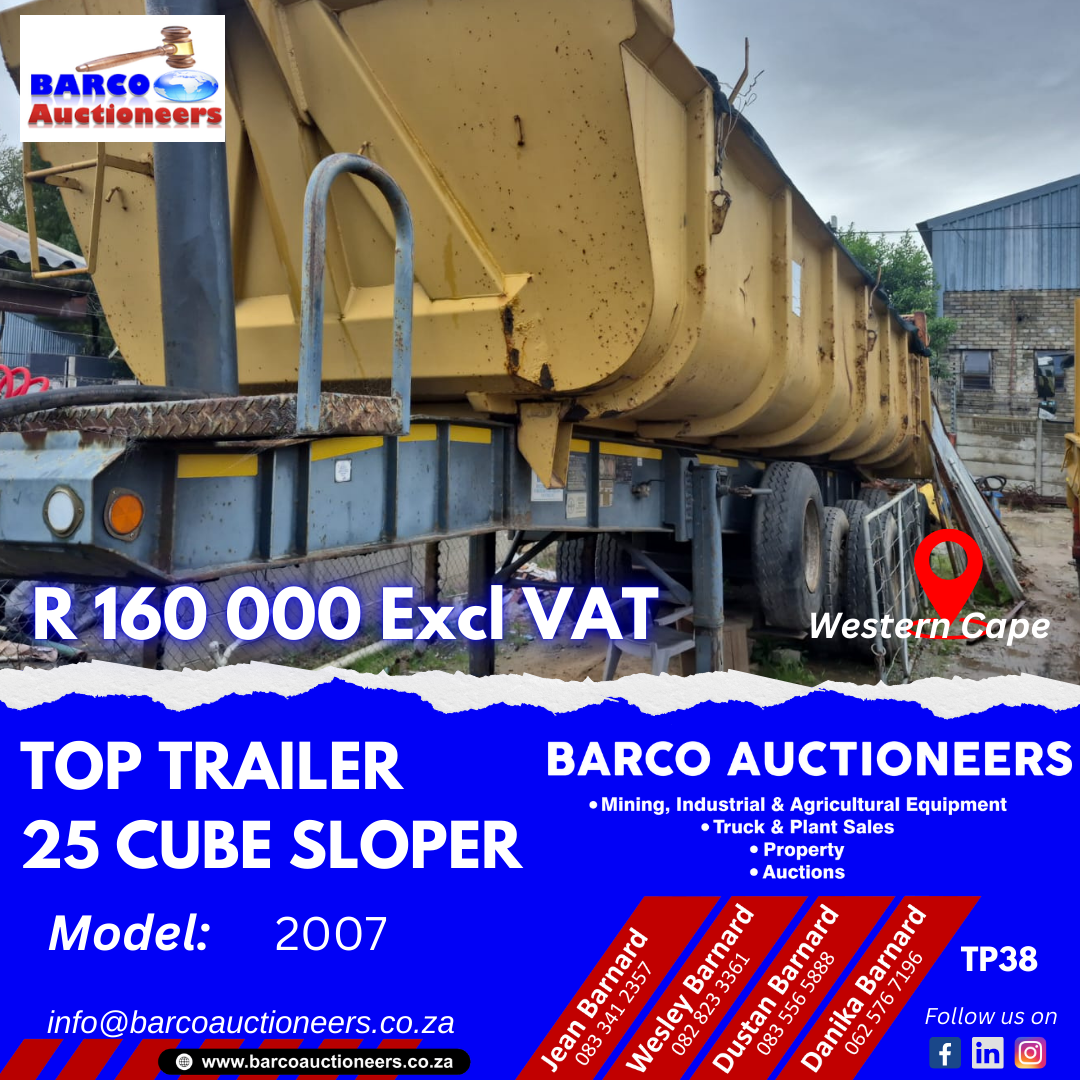 TP38_Top trailer 25 cube sloper trailer 2007 model
