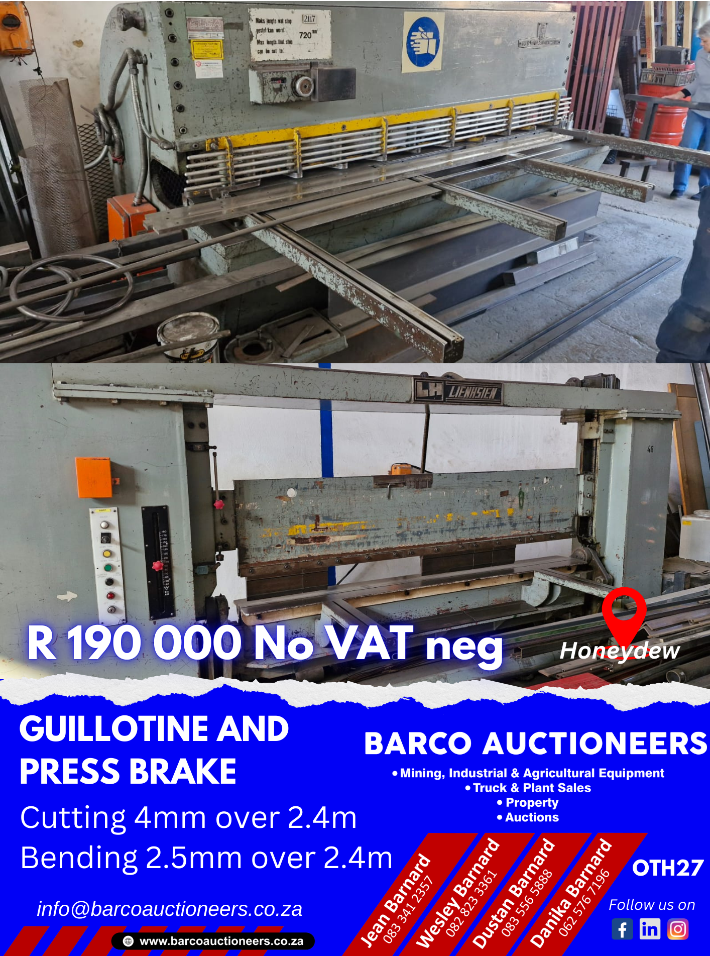 OTH27_Guillotine and Press Brake