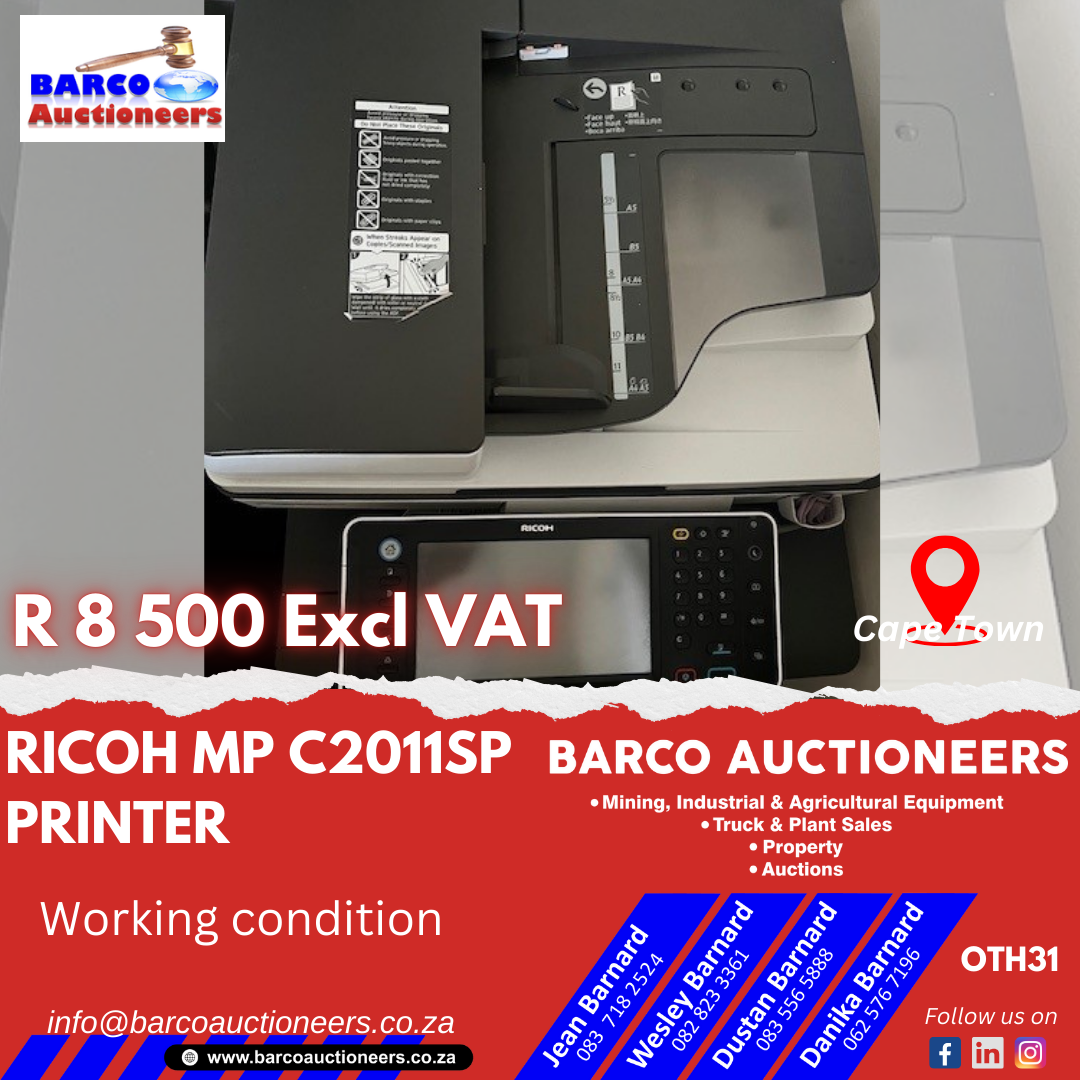 OTH31_Ricoh MP C2011SP Printer Working condition