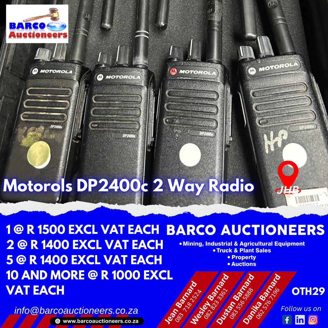 OTH29_Motorols DP2400c 2 Way Radio