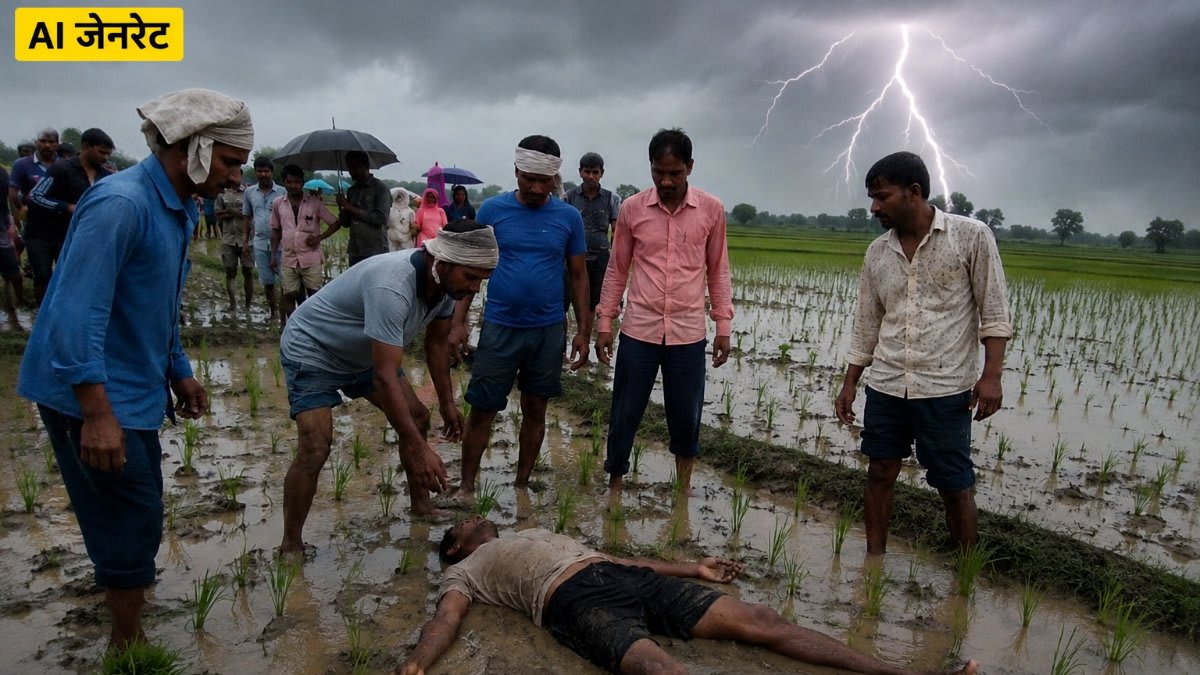 खेत में काम कर रहे किसान की मौत; परिवार में मचा कोहराम
