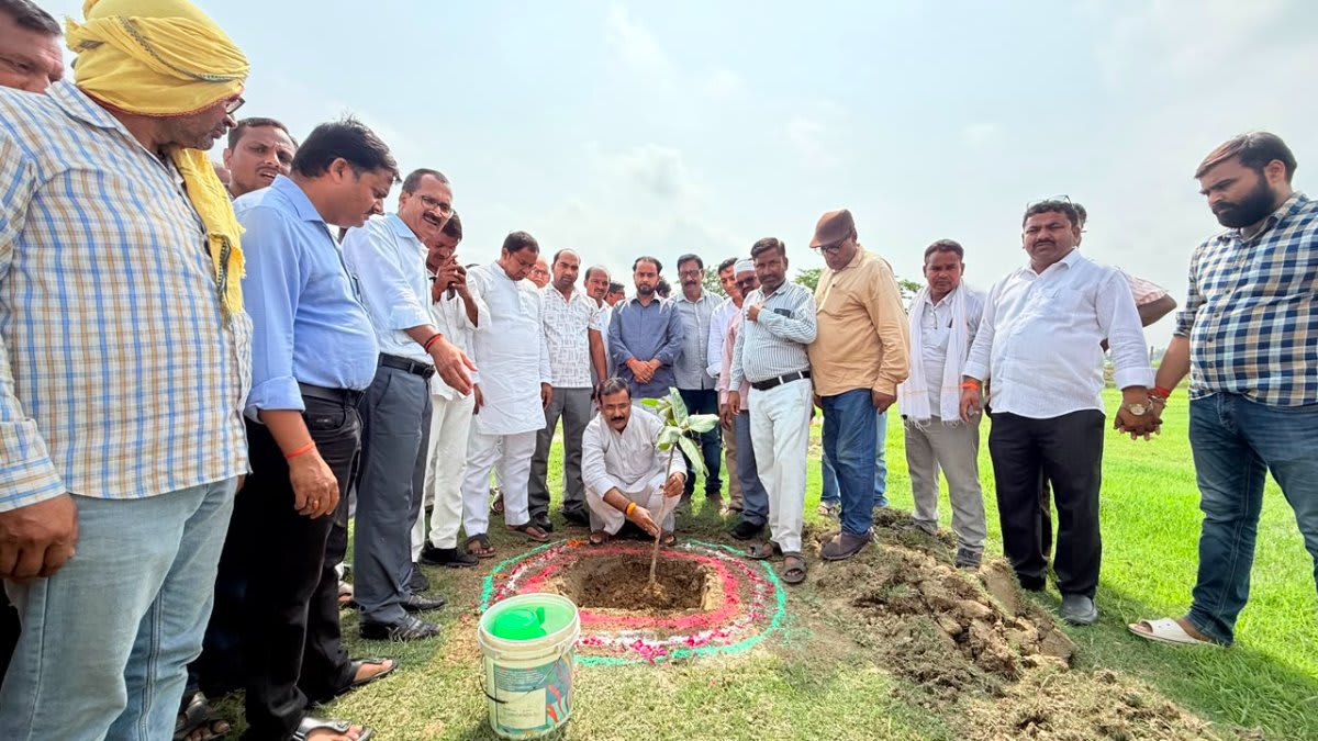 पूर्व मंत्री सतीश द्विवेदी बोले, पौधा लगाना ही नहीं, उसे बचाना भी जिम्मेदारी