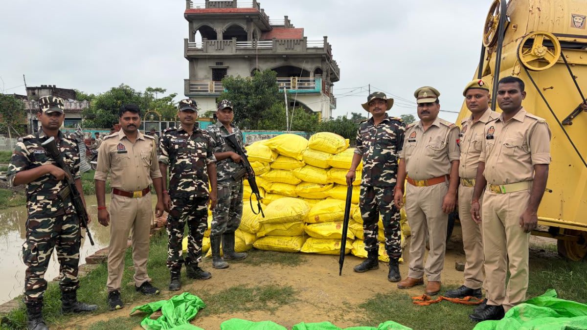 सिद्धार्थनगर में SSB-पुलिस की संयुक्त कार्रवाई से तस्करों के मंसूबे नाकाम