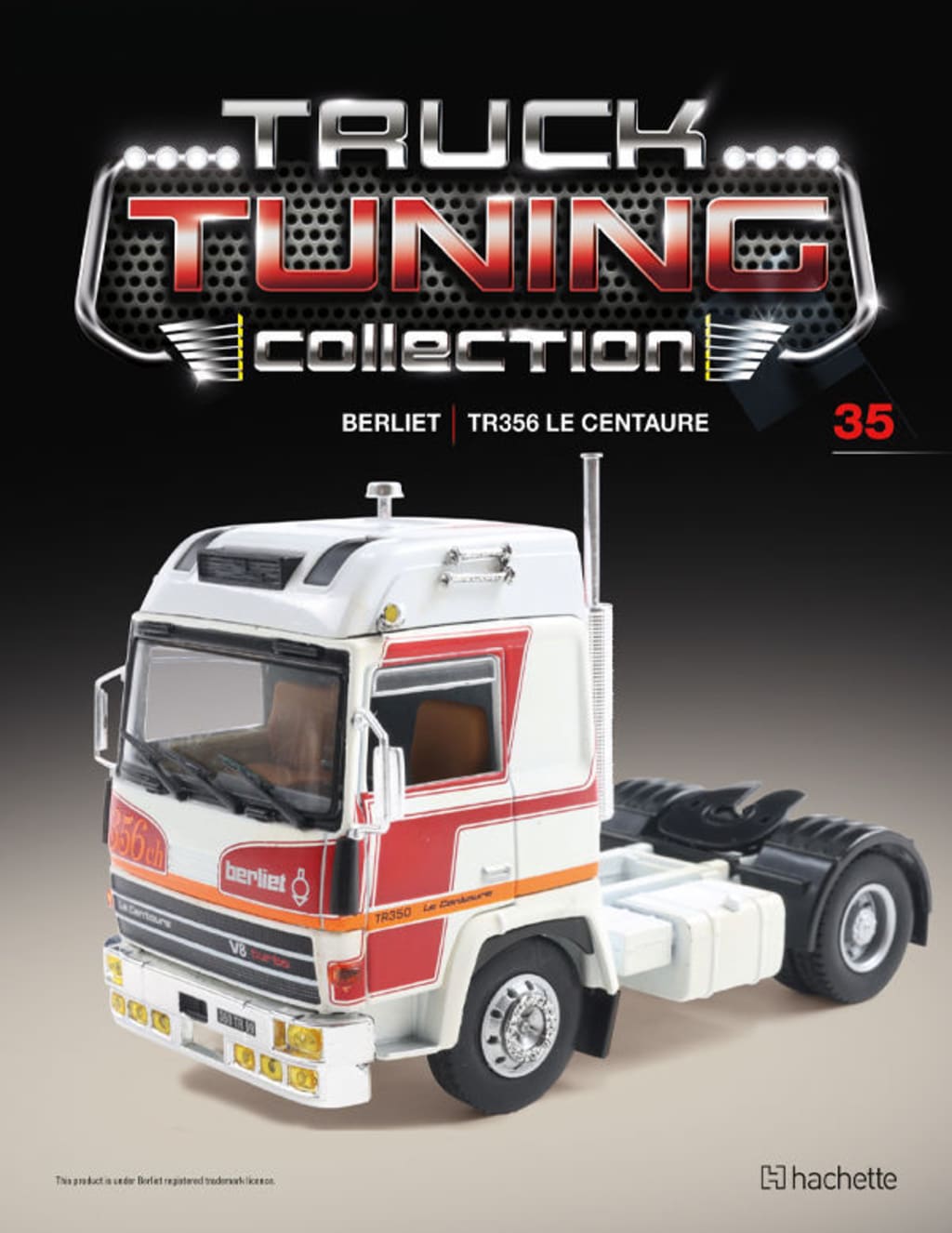 Modellino Berliet TR356 Le Centaure - Truck Tuning Collection 35 Hachette Berliet scala 1-43