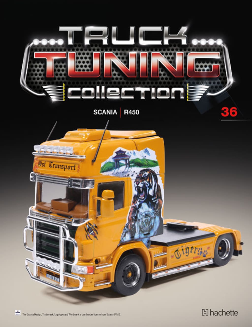 TRUCK TUNING USCITA N 36 Modellino Camion Scania R450 Tiger Truck Tuning Collection SCANIA scala 1-43