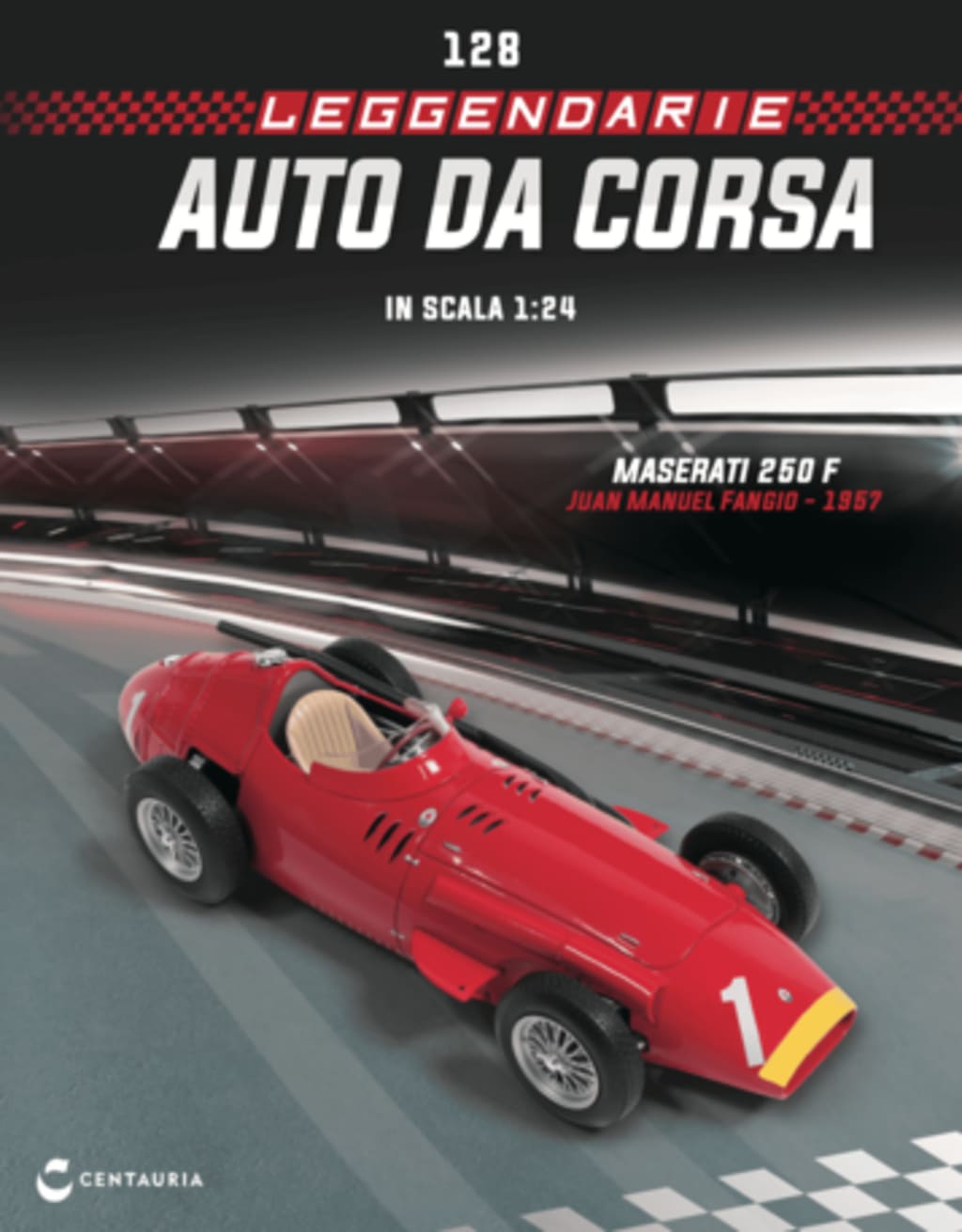 Maserati 250 F Juan Manuel Fangio 1957 - Leggendarie Auto da Corsa 1:24 Centauria uscita 128 maserati scala 1-24