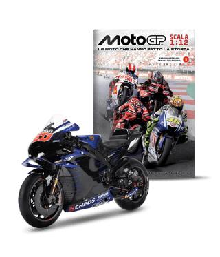 MotoGP Scala 1:12 - Yamaha YZR-M1 Fabio Quartararo 2021 + Fascicolo N5