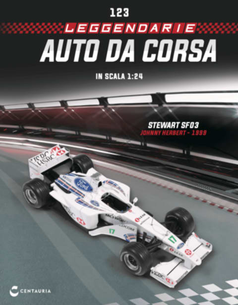 Leggendarie auto da corsa uscita 123 STEWART SF03 - Johnny Herbert - 1999