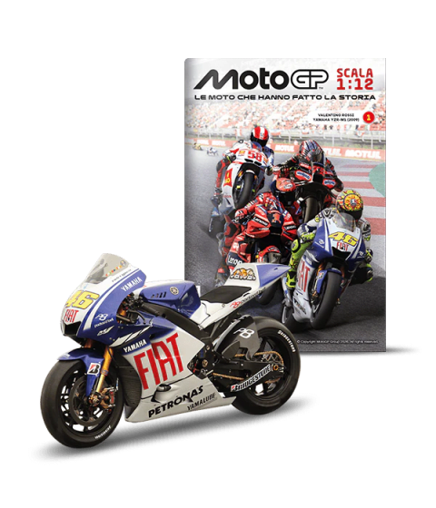 Modellino MotoGP Scala 1:12 Valentino Rossi Yamaha YZR-M1 (2009) 1 PEZZO PER OGNI SPEDIZIONE