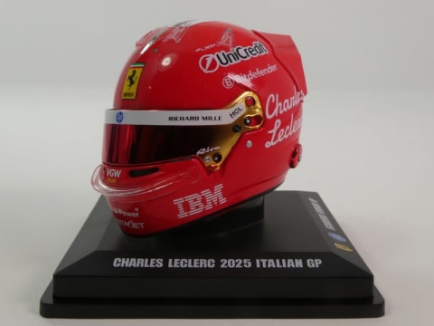 Casco Charles Leclerc Ferrari F1 2025 GP Italia LOOKSMART