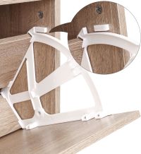 Meuble à Chaussures 3 Portes Beige - intérieur compartiments