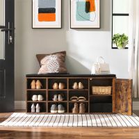 Banc à Chaussures 110 cm Rustique